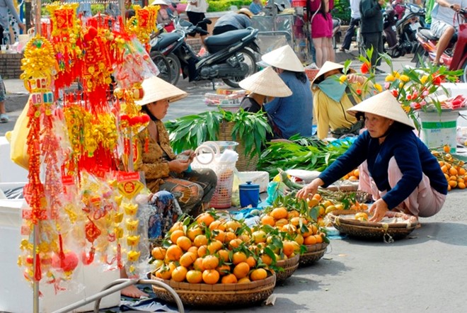 Chợ quê cuối năm